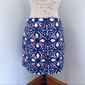 Vineyard vines Whale Tail Embroidered Skirt